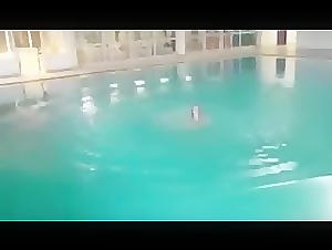Fucking my babe at the swimming pools CR - not getting caught