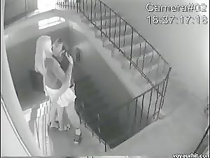 Hidden cam shows couple fucking each other