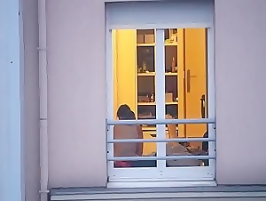 Watching my french neighbor from our window