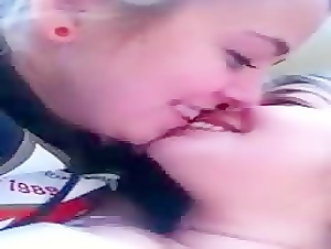 amateur video hot lesbian couple kissing