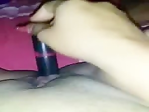 masturbating using my new bought lipstick real porn video