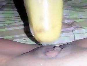 my homemade video banana in my pussy