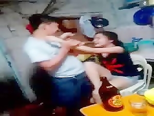 funny horny asian boyfriend tries to fuck drunk girlfriend