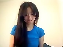 Hot asian girl masturbating on webcam amateur