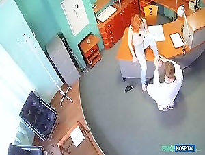 Redhead Ryta Zonn gets fucked by her doctor in her fake hospital