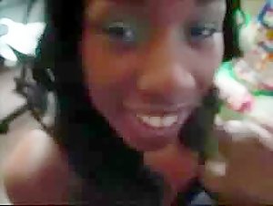 amateur ebony babe gets facial - myxclip.com