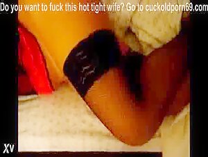 White cuckold loves taking big black cock